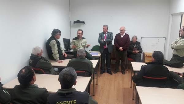 Presentación del nuevo coordinador provincial de agentes forestales. Presentación del nuevo coordinador provincial de agentes forestales.