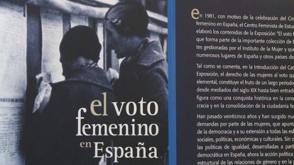 Muestra 'El voto femenino en España' Muestra 'El voto femenino en España'