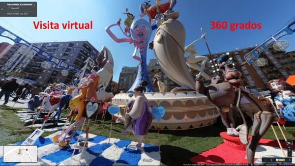 La falla ganadora ya está en Google Street View La falla ganadora ya está en Google Street View