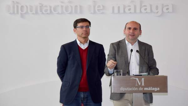 Francisco Conejo Diputación de Málaga con Cristobal Fernández diputado PSOE Francisco Conejo Diputación de Málaga con Cristobal Fernández diputado PSOE