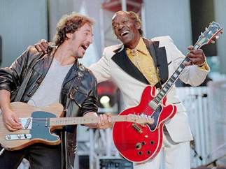 Bruce Springsteen y Chuck Berry