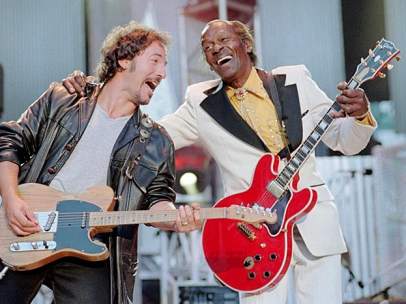 Bruce Springsteen y Chuck Berry