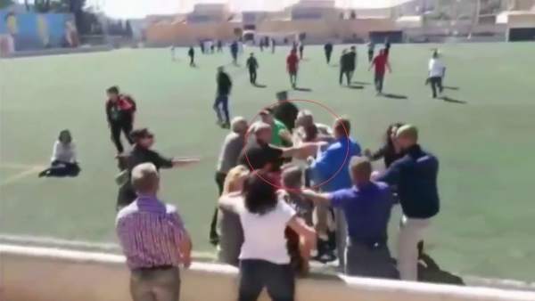 Batalla campal en un campo mallorquín Batalla campal en un campo mallorquín