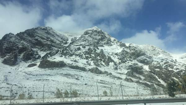 Nieve, temporal, invierno, frío, autopista del Huerna Nieve, temporal, invierno, frío, autopista del Huerna