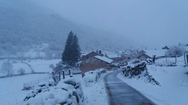 Nieve en Somiedo. Nieve en Somiedo.