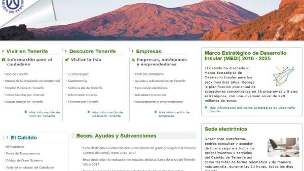 Portal web del Cabildo de Tenerife Portal web del Cabildo de Tenerife