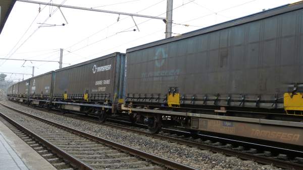 Tren de mercancías, transporte ferroviario Tren de mercancías, transporte ferroviario