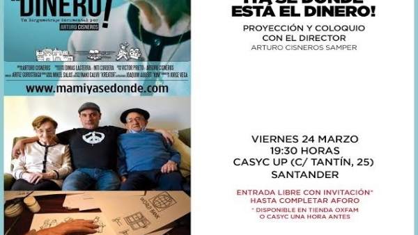 Cartel de la proyección 'Mami, ya no sé donde está el dinero' Cartel de la proyección 'Mami, ya no sé donde está el dinero'