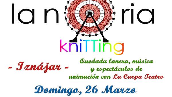 Cartel de 'La Noria Knitting' de Iznájar Cartel de 'La Noria Knitting' de Iznájar