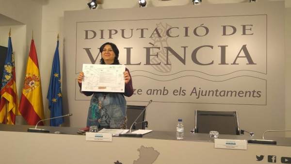 Rosa Pérez Garijo durante la rueda de prensa Rosa Pérez Garijo durante la rueda de prensa