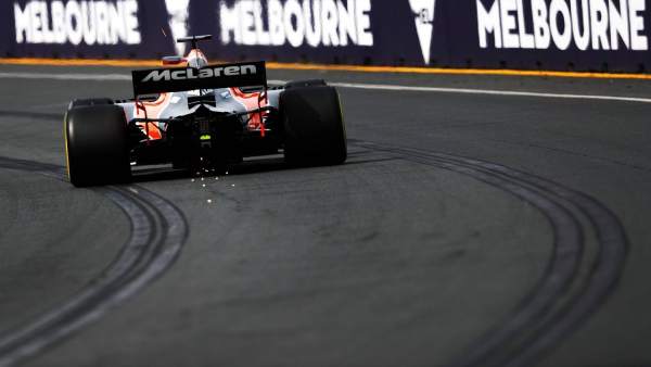 Fernando Alonso (McLaren) en Melbourne