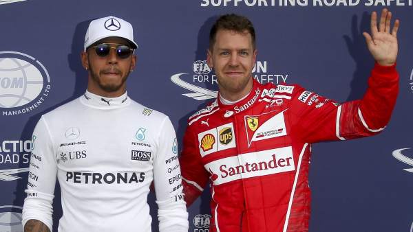 Hamilton y Vettel Hamilton y Vettel