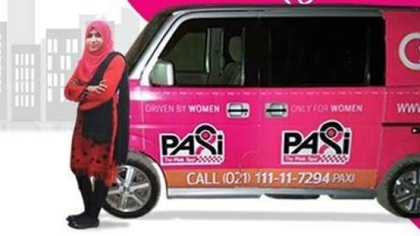 Taxis rosas para mujeres en Pakistán Taxis rosas para mujeres en Pakistán