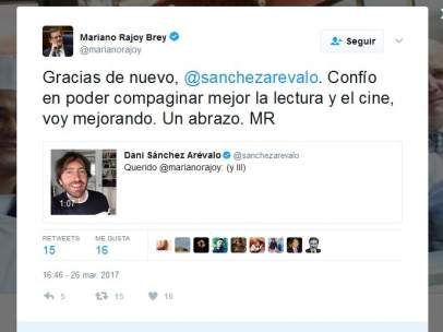 Rajoy y Sánchez Arévalo.
