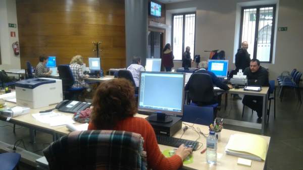 Las nuevas oficina de Recaudación de Oviedo. Las nuevas oficina de Recaudación de Oviedo.