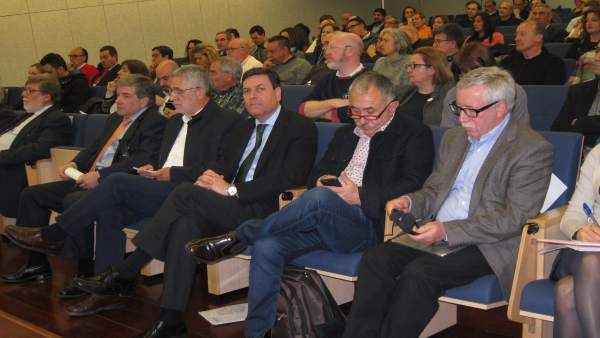 Valladolid. Carriedo junto a Toxo y Álvarez en las jornadas Valladolid. Carriedo junto a Toxo y Álvarez en las jornadas