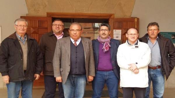 Visita de representantes del Gobierno de Aragón a Alloza (Teruel) Visita de representantes del Gobierno de Aragón a Alloza (Teruel)