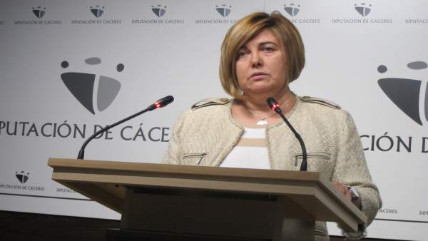 Rosario Cordero, presidenta de la Diputación de Cáceres Rosario Cordero, presidenta de la Diputación de Cáceres