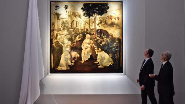 'Adoración de los Reyes Magos', de Leonardo da Vinci. 'Adoración de los Reyes Magos', de Leonardo da Vinci.
