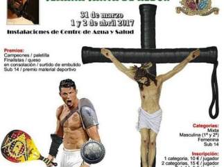 Cartel del torneo de pádel de Albox, en Almería.