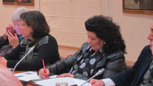 Consuelo Ciscar en el pleno del CVC de este lunes Consuelo Ciscar en el pleno del CVC de este lunes