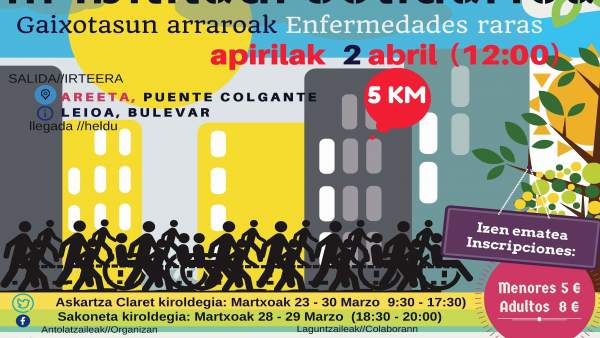 Cartel de la prueba solidaria de FEDER Cartel de la prueba solidaria de FEDER