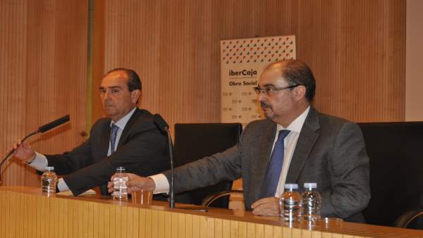 El presidente de Aragón, Javier Lamban El presidente de Aragón, Javier Lamban