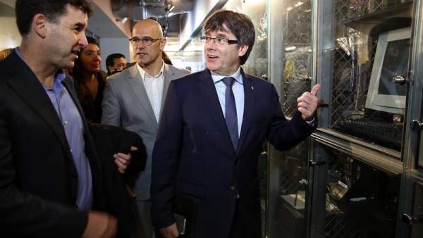 Carles Puigdemont en EE UU. Carles Puigdemont en EE UU.