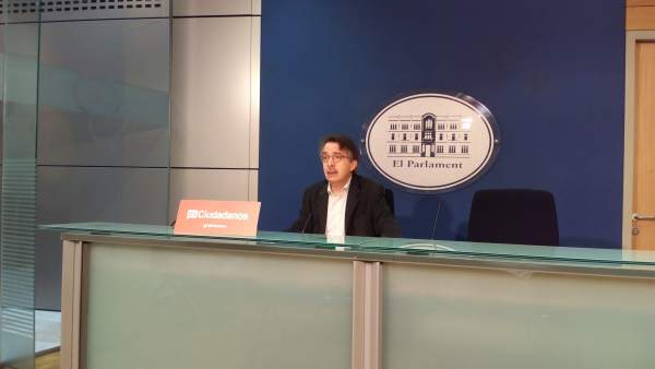 El portavoz de Cs, Xavier Pericay El portavoz de Cs, Xavier Pericay