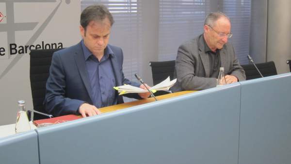 El Teniente De Alcalde Jaume Asens Y El Gerente Joan Llinares El Teniente De Alcalde Jaume Asens Y El Gerente Joan Llinares