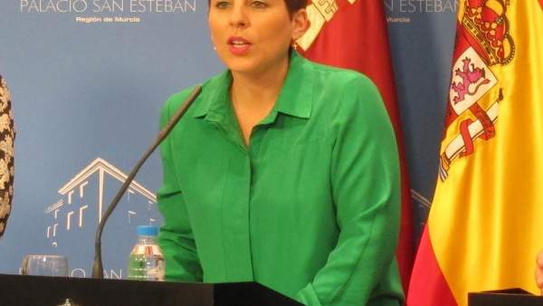 La portavoz del Gobierno murciano, Noelia Arroyo La portavoz del Gobierno murciano, Noelia Arroyo