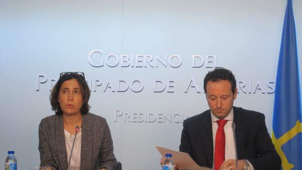 Los consejeros de Hacienda y Presidencia del Principado Los consejeros de Hacienda y Presidencia del Principado