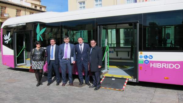 Primer bus híbrido de Palencia Primer bus híbrido de Palencia