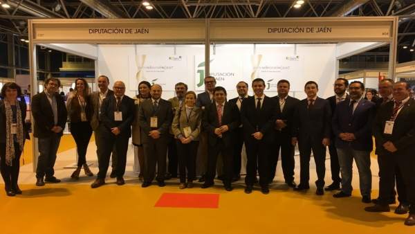 Estand de la Diputación de Jaén en la World Olive Oil Exhibition. Estand de la Diputación de Jaén en la World Olive Oil Exhibition.