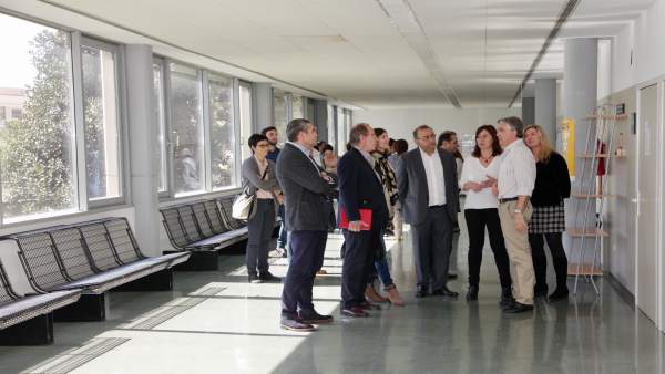 Armengol en el centro de salud de Santa Ponça Armengol en el centro de salud de Santa Ponça