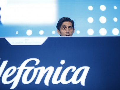 José María Álvarez-Pallete, presidente de Telefónica, en junta de accionistas