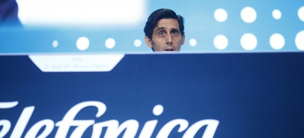 José María Álvarez-Pallete, presidente de Telefónica, en junta de accionistas