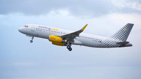Un avión de Vueling Un avión de Vueling
