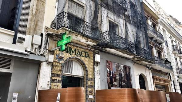 Edificio de la calle Concepción de Huelva declarado en ruinas desde 2010. Edificio de la calle Concepción de Huelva declarado en ruinas desde 2010.