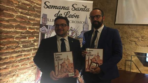 León.- Un momento de la presentación del álbum León.- Un momento de la presentación del álbum