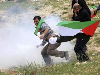 Manifestación en Cisjordania, Palestina