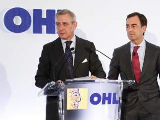 El presidente de OHL, Juan Villar-Mir, y su consejero delegado