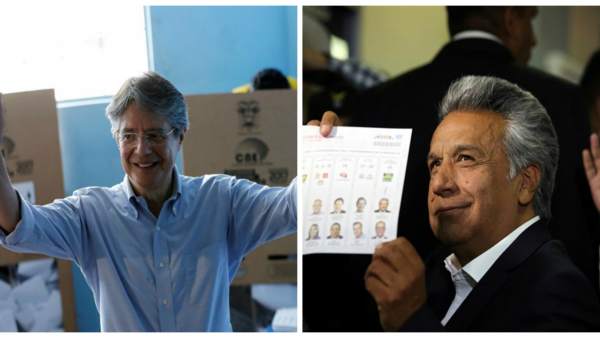 Guillermo Lasso y Lenín Moreno Guillermo Lasso y Lenín Moreno
