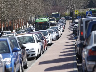 Tráfico, atasco, atascos en Madrid, coche, coches