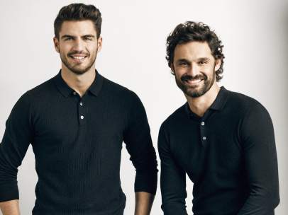 Los actores Maxi Iglesias e Iván Sánchez.
