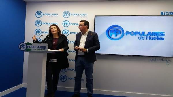 La portavoz del PP en el Parlamento andaluz, Carmen Crespo, en Huelva. La portavoz del PP en el Parlamento andaluz, Carmen Crespo, en Huelva.