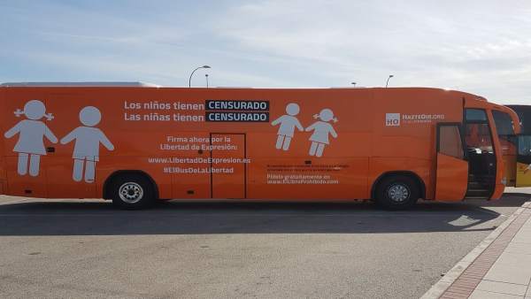 Tercer bus de Hazte Oír Tercer bus de Hazte Oír
