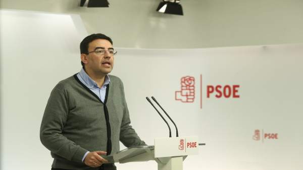 Rueda de prensa de Mario Jiménez en la sede del PSOE Rueda de prensa de Mario Jiménez en la sede del PSOE