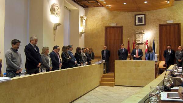 Pleno en el Ayuntamiento de Salamanca. Pleno en el Ayuntamiento de Salamanca.