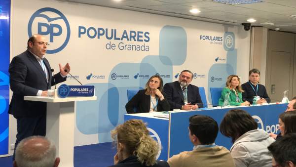 Sebastián Pérez interviene en la junta directiva provincial del PP Sebastián Pérez interviene en la junta directiva provincial del PP